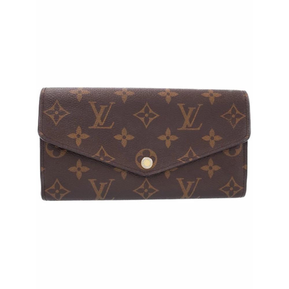 Louis Vuitton Monogram Portefeuille Sarah Bi fold Long Wallet - Picture 1 of 5